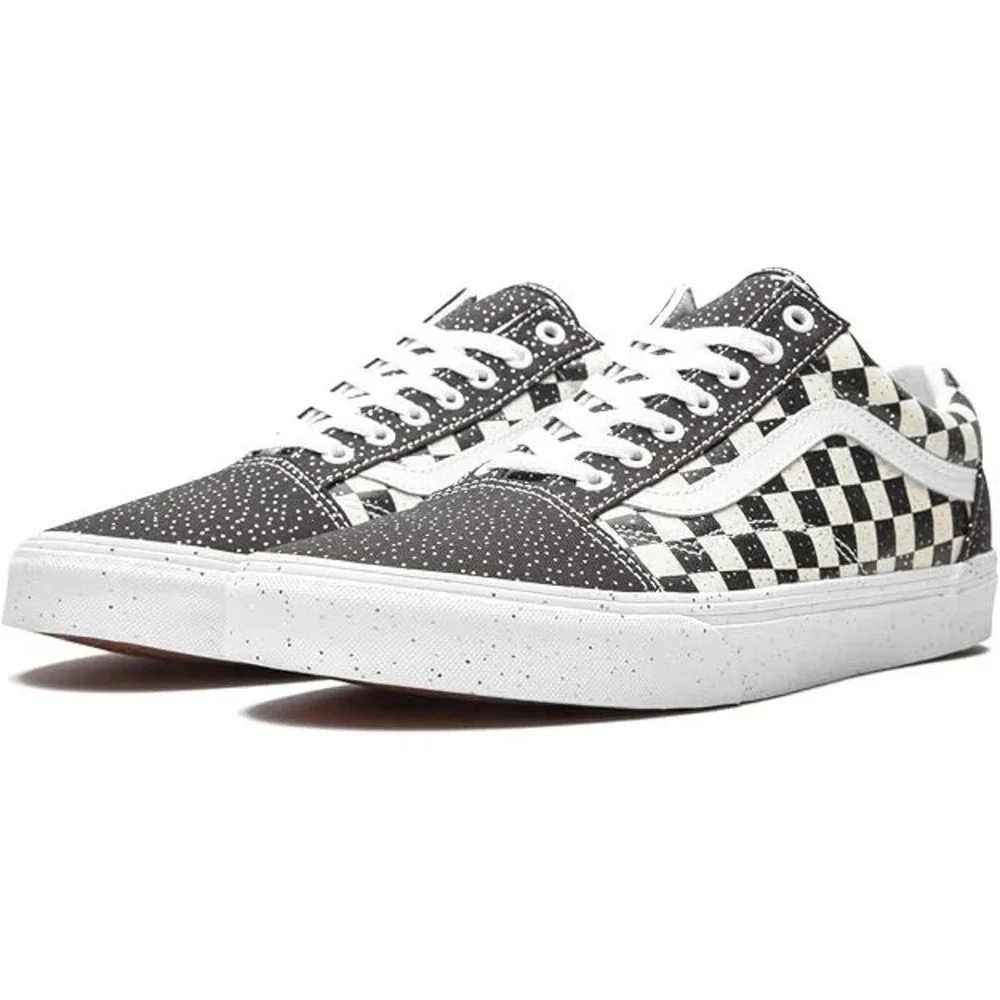 Vans Old Skool Checkered (Confetti) Black/True White Men's 9.5 - VN0AU3B2NA